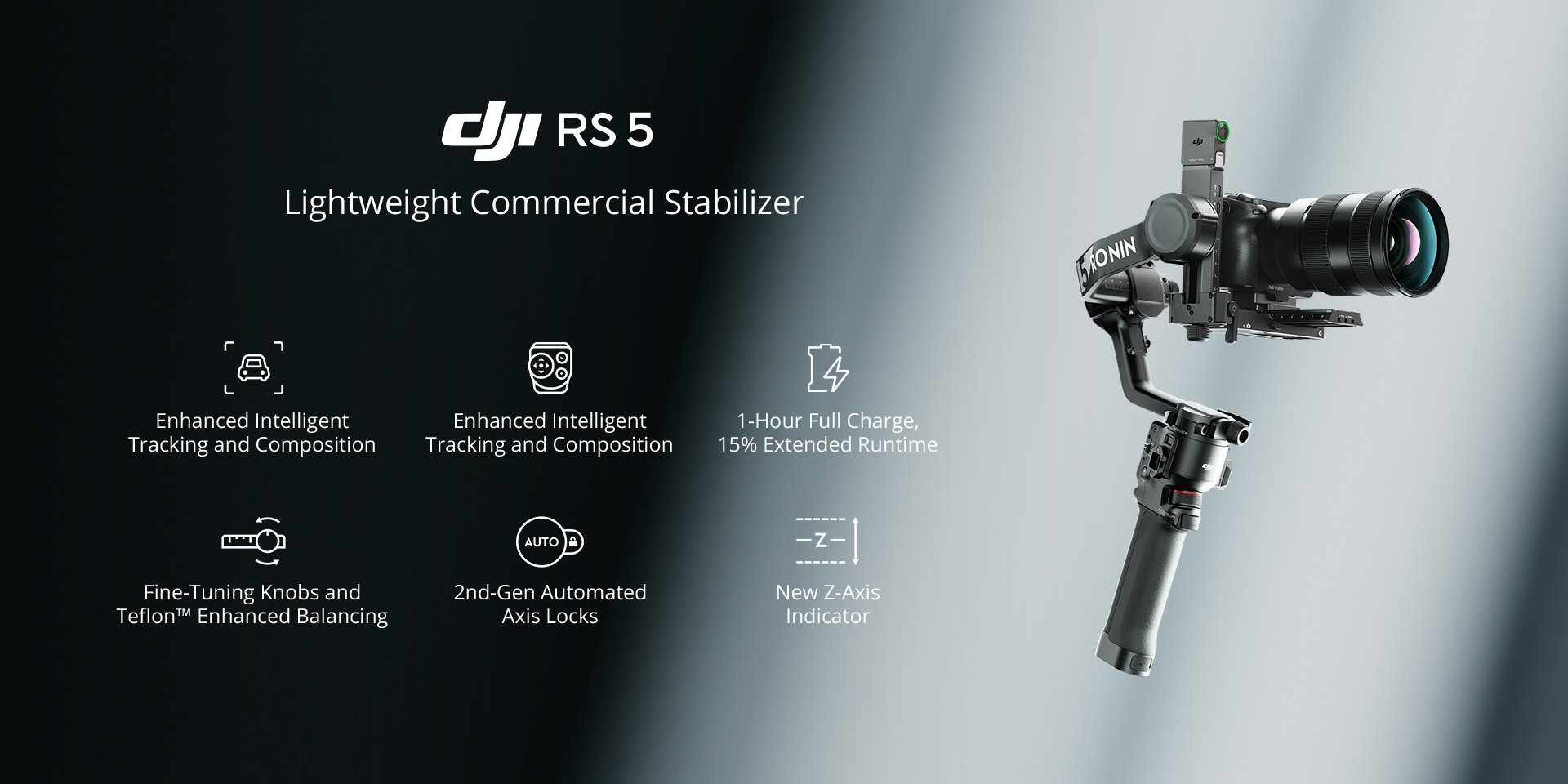 DJI rs5 launch stabilizator kamere